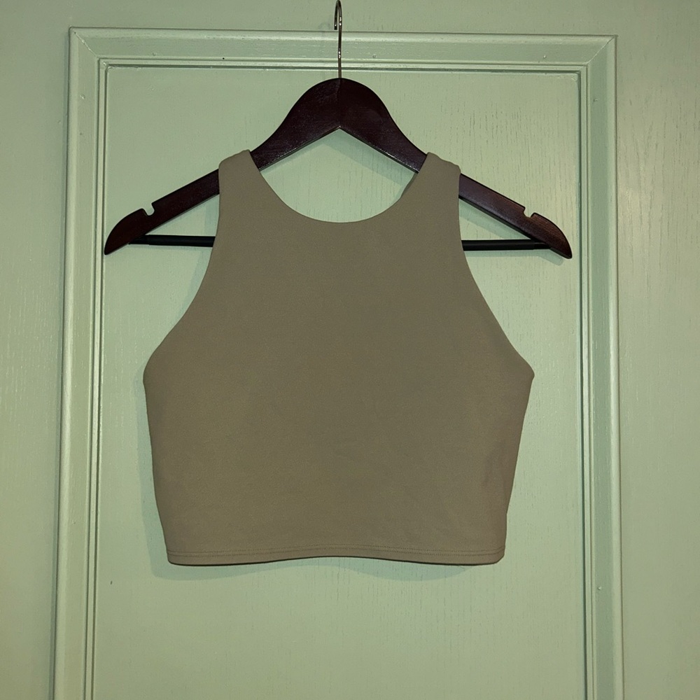 Athleta Green Crop Top